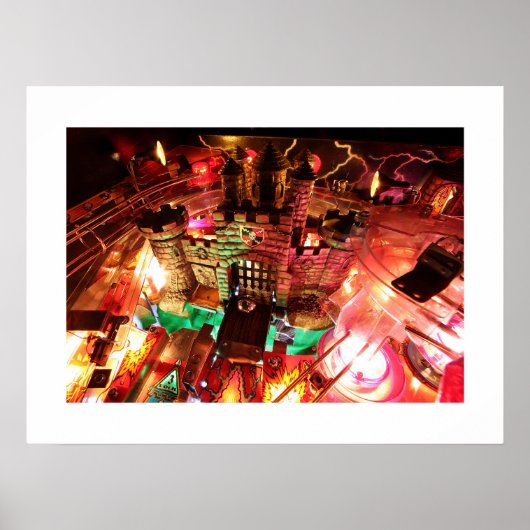 MM Castle pinball Poster (Vorne)