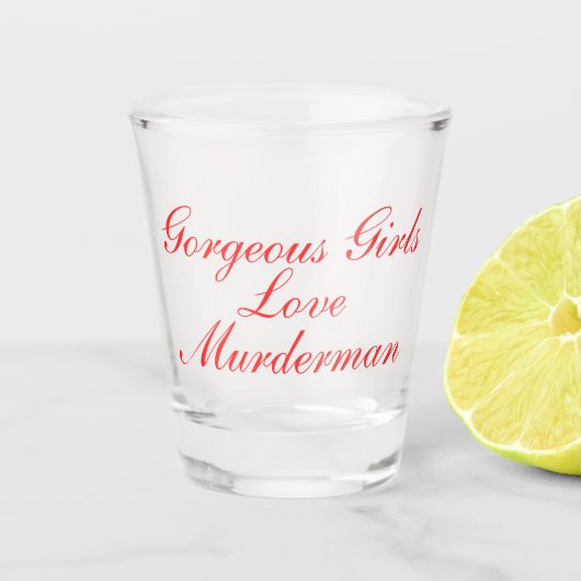 MM Frauen Schnapsglas (Vorderseite)