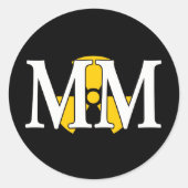 MM - Machinistenmate Runder Aufkleber (Vorderseite)