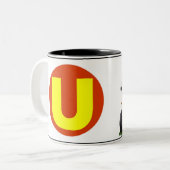 MM-Modell U Zweifarbige Tasse (Vorderseite Links)