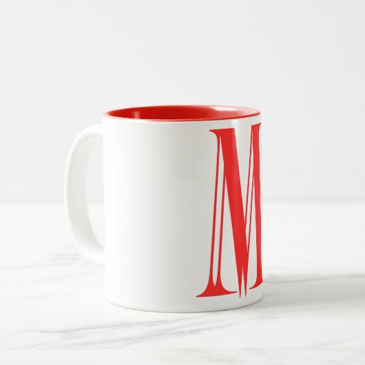 MM Mug Zweifarbige Tasse (Vorderseite Links)