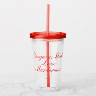 MM Women's Acrylic Tumbler Acryltrinkbecher