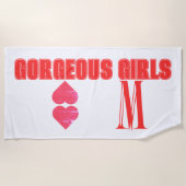 MM Women's Beach Handtuch (Vorderseite)