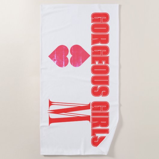 MM Women's Beach Handtuch (Vorderseite)