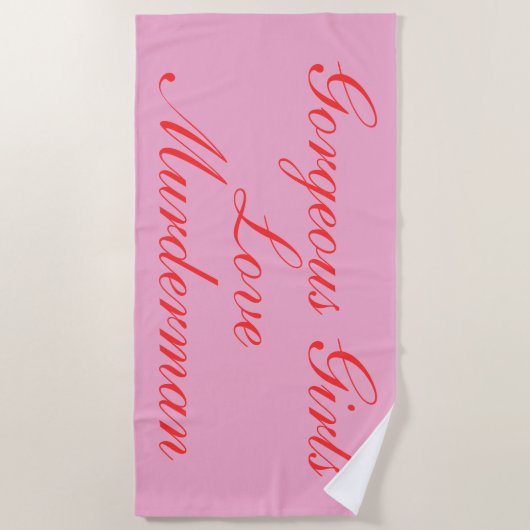 MM Women's Beach Handtuch (Vorderseite)