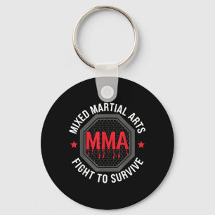 MMA-Kämpfer Mixed Martial Arts Kampfsportler Schlüsselanhänger