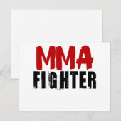 MMA-Kämpfer Postkarte (Vorne/Hinten)