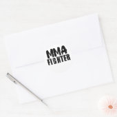MMA-Kämpfer Runder Aufkleber (Umschlag)