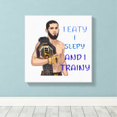 mma leinwanddruck (Insitu (Holzboden))