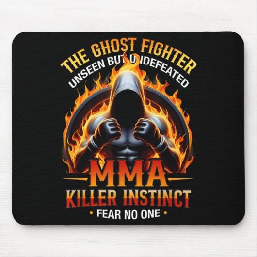 MMA-Mixed-Martial-Arts-Kämpfer-Training-Kampf Mousepad (Vorne)