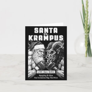 MMA Mixed Martial Arts Lustiger Weihnachten Santa Karte