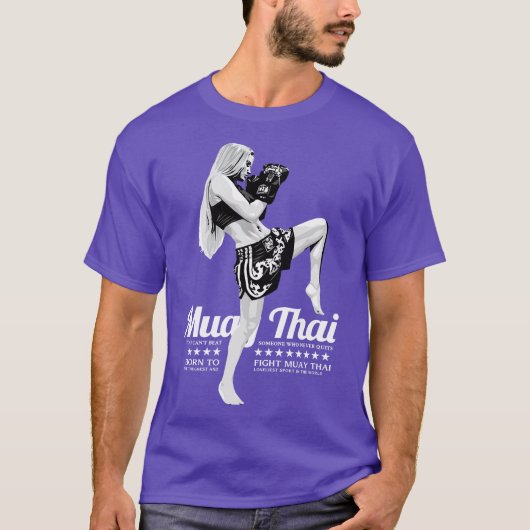 MMA Thai Boxen Mädchen T-Shirt (Vorderseite)