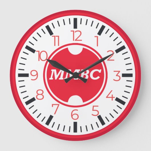 MMBClub-Uhr Große Wanduhr (Vorderseite)