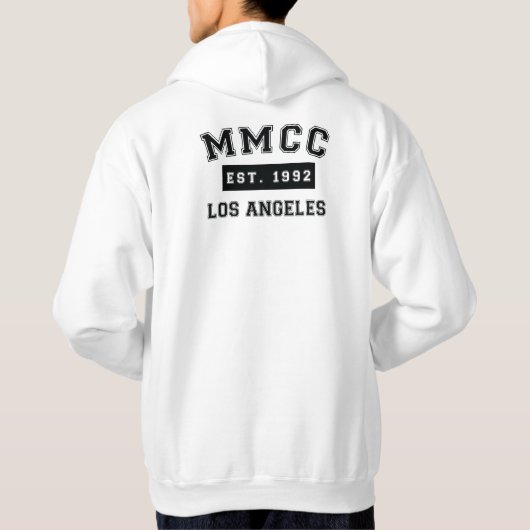 MMCC LA Leichtathletik - ZipUp Hoodie (Rückseite)