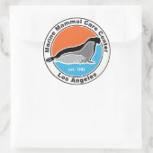 MMCC LA - Mega-Sticker Runder Aufkleber (Tasche)