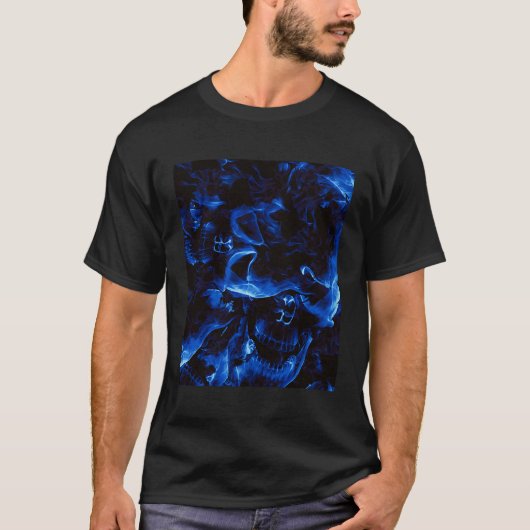 Mmf Flaming Skull T-Shirt (Vorderseite)