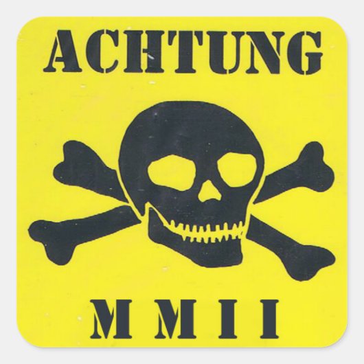 MMII MINEFIELD STICKER (Vorderseite)