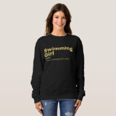 mming Girl - Swimming Sweatshirt (Vorne ganz)
