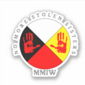 MMIW-Aufkleber Aufkleber (Vorderseite)