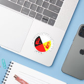 MMIW-Aufkleber Aufkleber (Laptop mit iPhone)