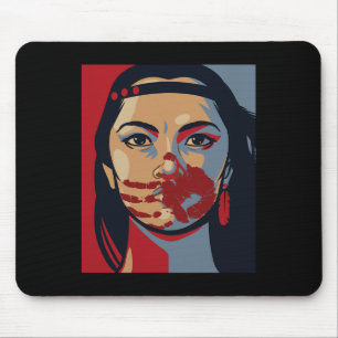 Mmiw Awareness Indigene Frau Art Stolen Schwester Mousepad
