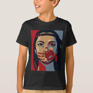 Mmiw Awareness Indigene Frau Art Stolen Schwester T-Shirt
