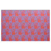 MMIW Red Hand Jewelen Muster Blassblass Lila Stoff (Fat Quarter (45,7 x 55,9 cm))