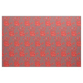 MMIW Red Hand Jewelen Muster Brick Red Stoff (Fat Quarter (45,7 x 55,9 cm))