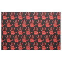 MMIW Red Hand Jewelen Muster Schwarz