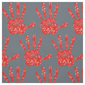 MMIW Red Hand Jewelen Musterschiefer Blau Grau Stoff (Muster)
