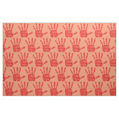 MMIW Red Hand Jewelen Pattern Lachs Stoff (Fat Quarter (45,7 x 55,9 cm))