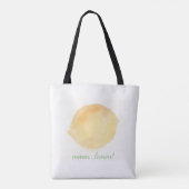mmm..Aquarelllemon Tasche (Rückseite)