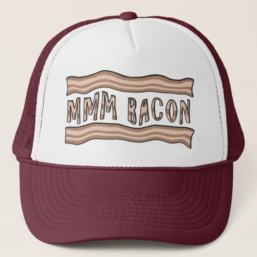 mmm Bacon Hats Truckerkappe (Vorderseite)