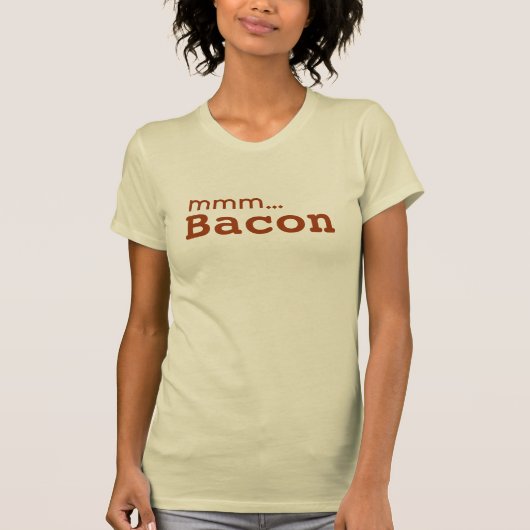 MMM ... Bacon-Liebe T-Shirt (Vorderseite)