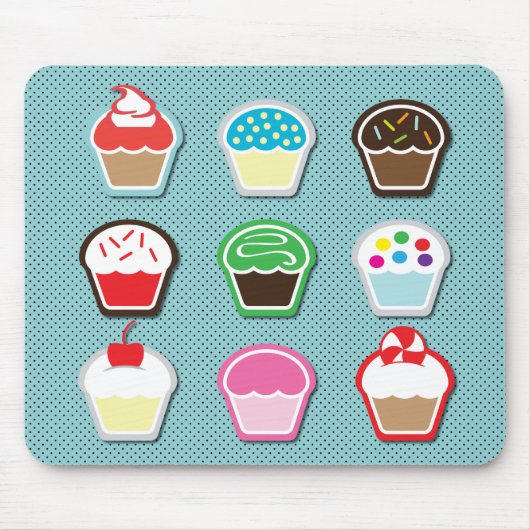 Mmm, Cupcakes! Mousepad (Vorne)
