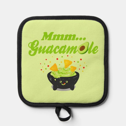 Mmm Guacamole Topflappen (Vorderseite)