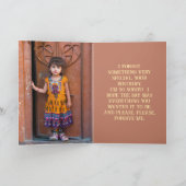 MMM~I VERGESSEN BELATED BIRTHDAY CARD DANKESKARTE (Innenseite)