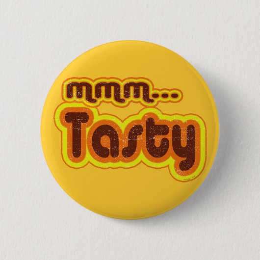 mmm Lecker Button (Vorderseite)