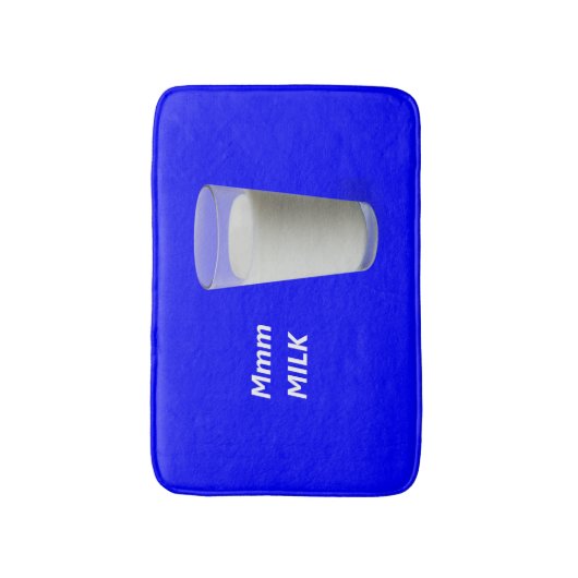 Mmm MILCH Badematte (Vorderseite Vertikal)