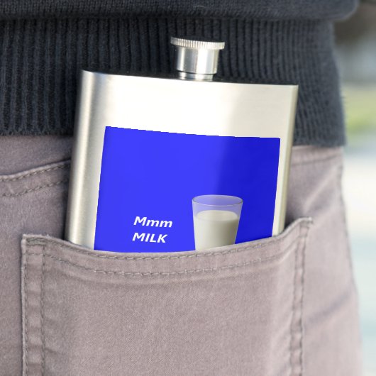 Mmm MILCH Flachmann (Beispiel)