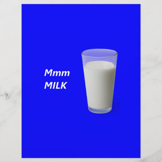 Mmm MILCH Flyer (Vorne)
