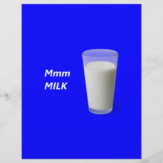 Mmm MILCH Flyer (Hinten)