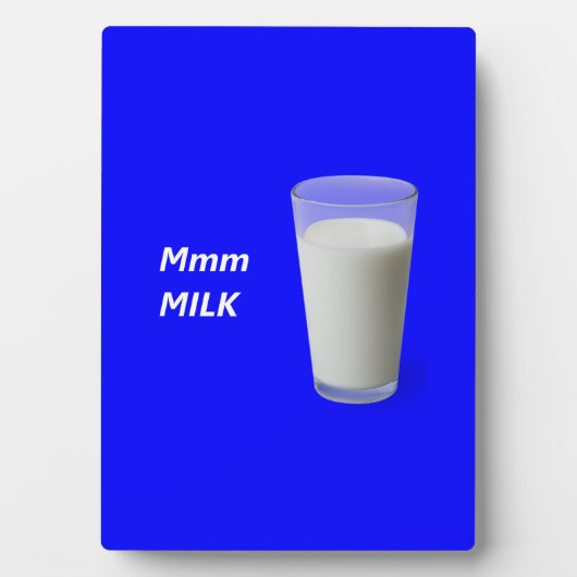 Mmm MILCH Fotoplatte (Vorderseite)