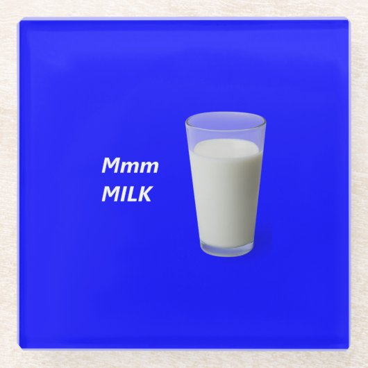 Mmm MILCH Glasuntersetzer (Vorderseite)