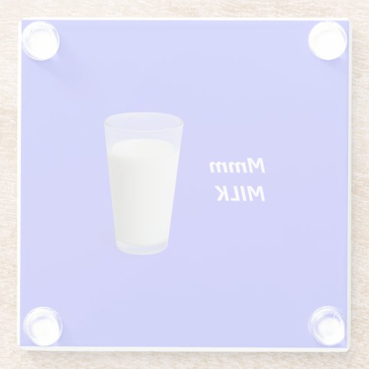 Mmm MILCH Glasuntersetzer (Rückseite)