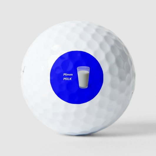 Mmm MILCH Golfball (Vorderseite)