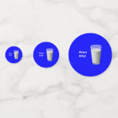 Mmm MILCH Konfetti (Vorderseiten)