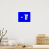 Mmm MILCH Poster (Küche)