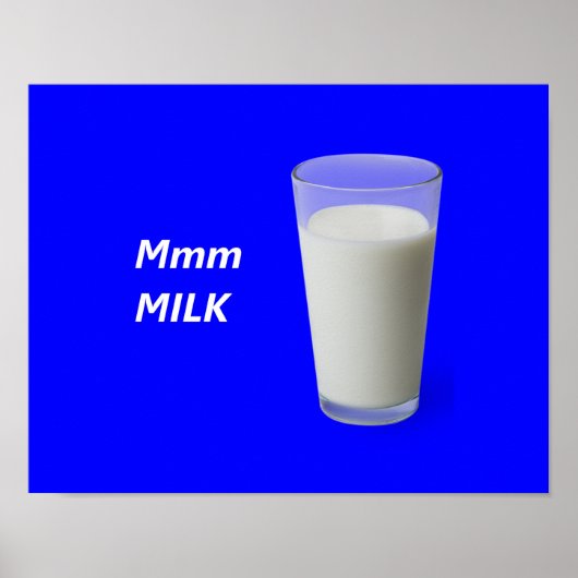 Mmm MILCH Poster (Vorne)