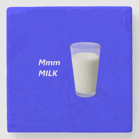 Mmm MILCH Steinuntersetzer (Vorderseite)